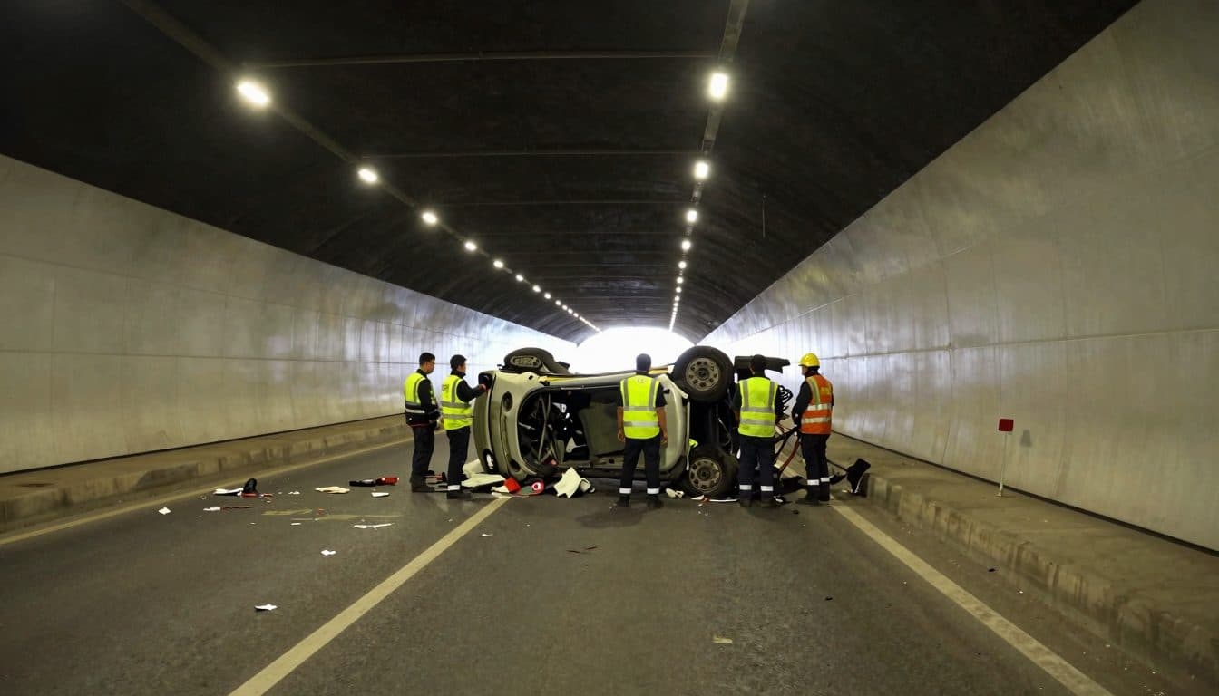 A14 near Bregenz: Speeder under the influence of drugs causes accident with five injuries in the Pfänder Tunnel