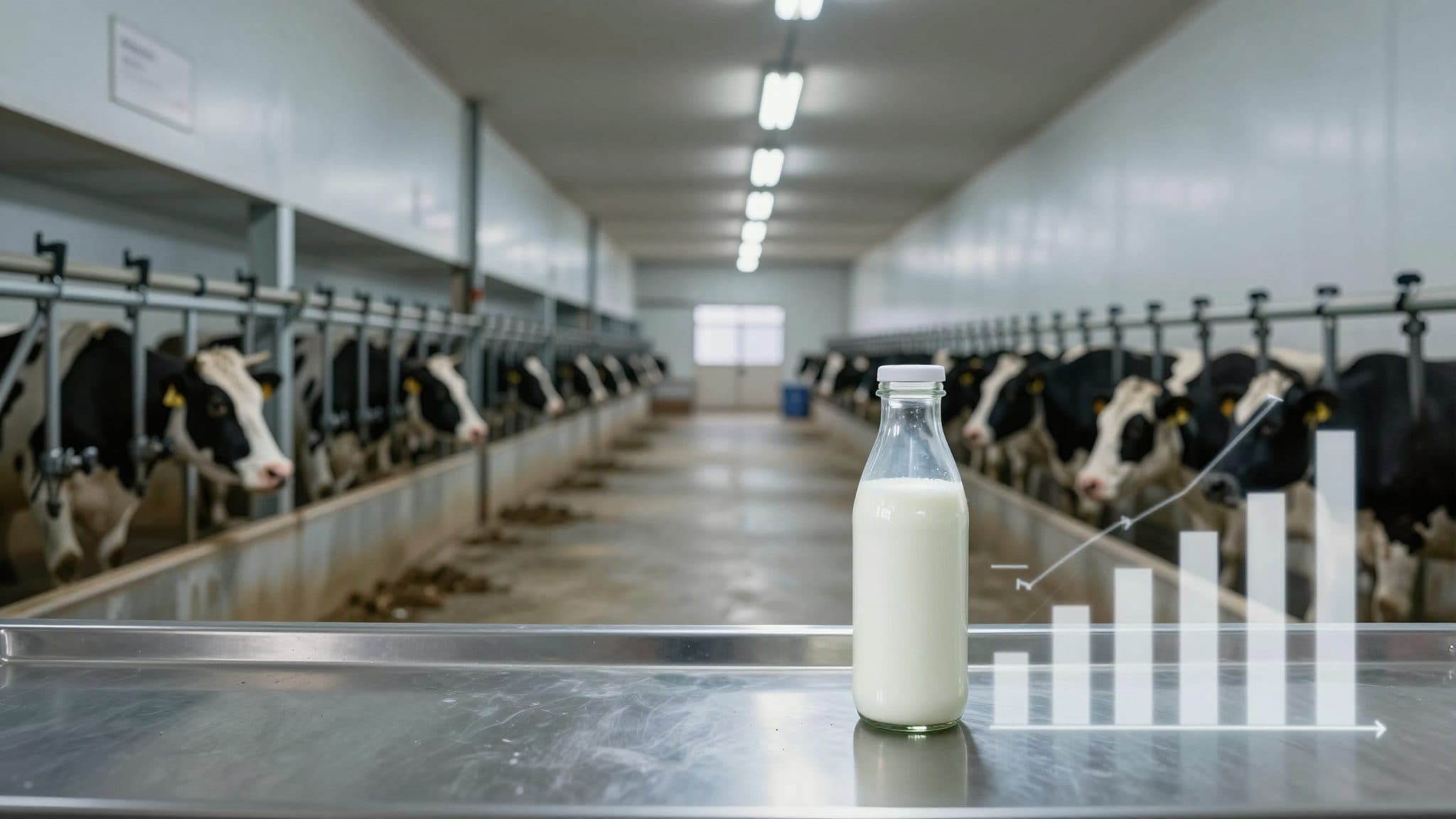 EU milk yield per cow rises by around 22 percent within ten years