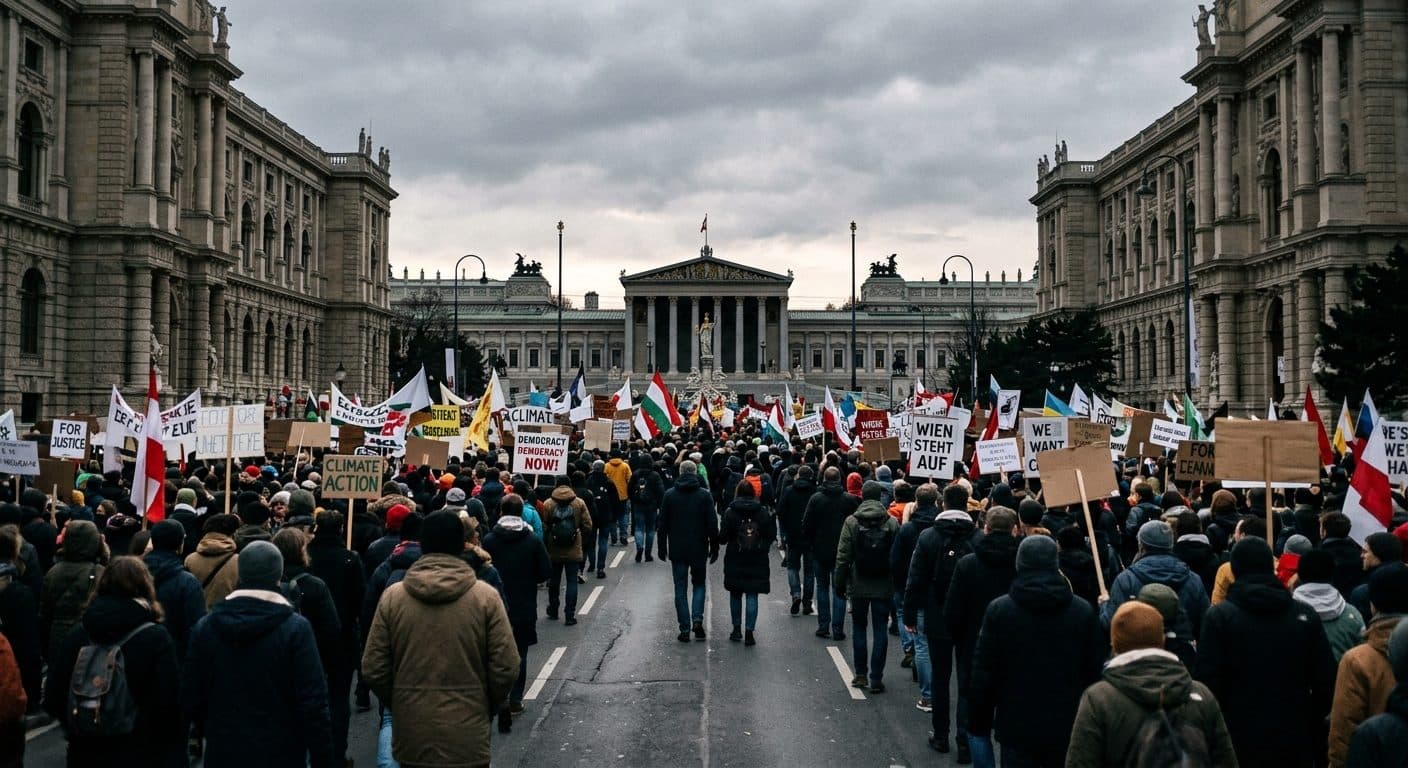 Austrian Universities Stage Major Protest Against Planned Budget Cuts