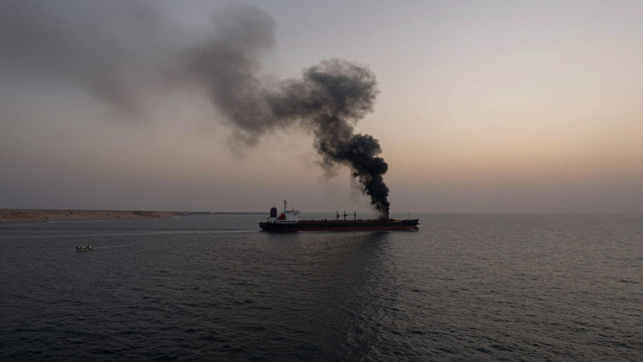 Ship on fire in Strait of Hormuz – Iran reports tankers disabled