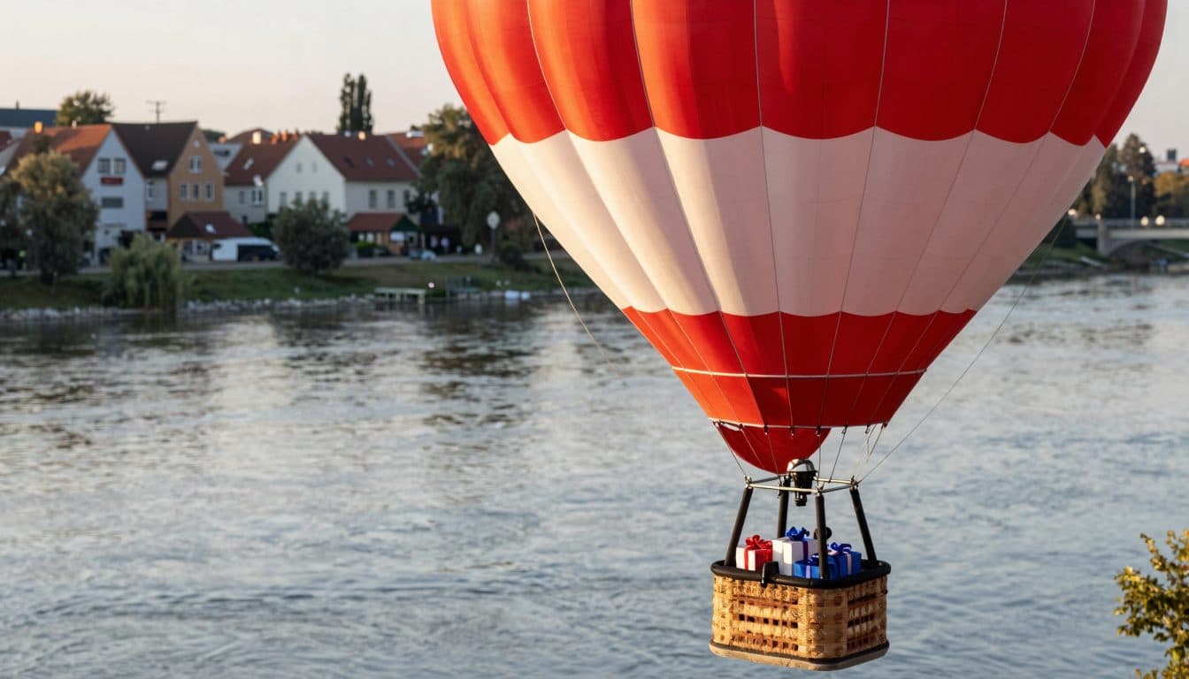 Balloons, Bubble Skirts and a Charity Flight Over the Danube