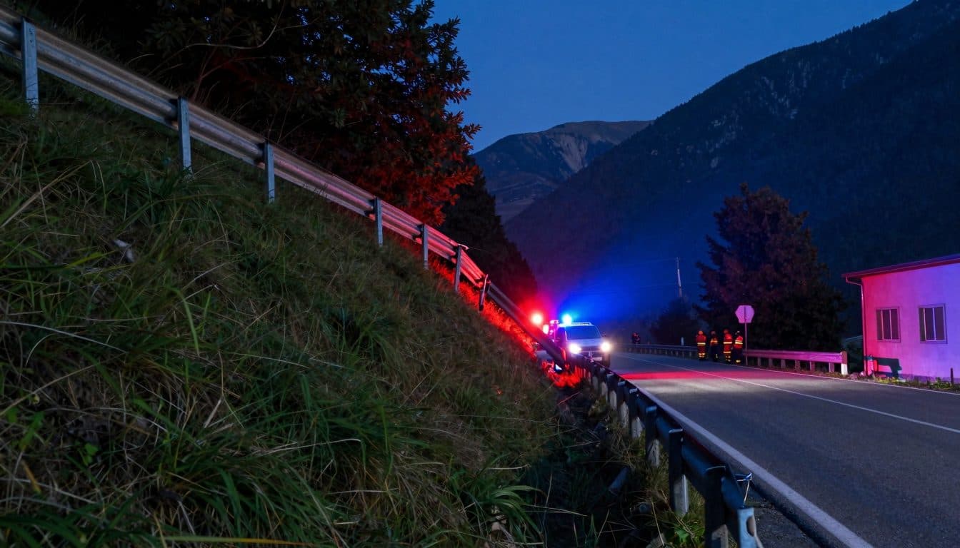 Car plunges down a slope in Assling: 18-year-old in critical condition, 21-year-old driver slightly injured