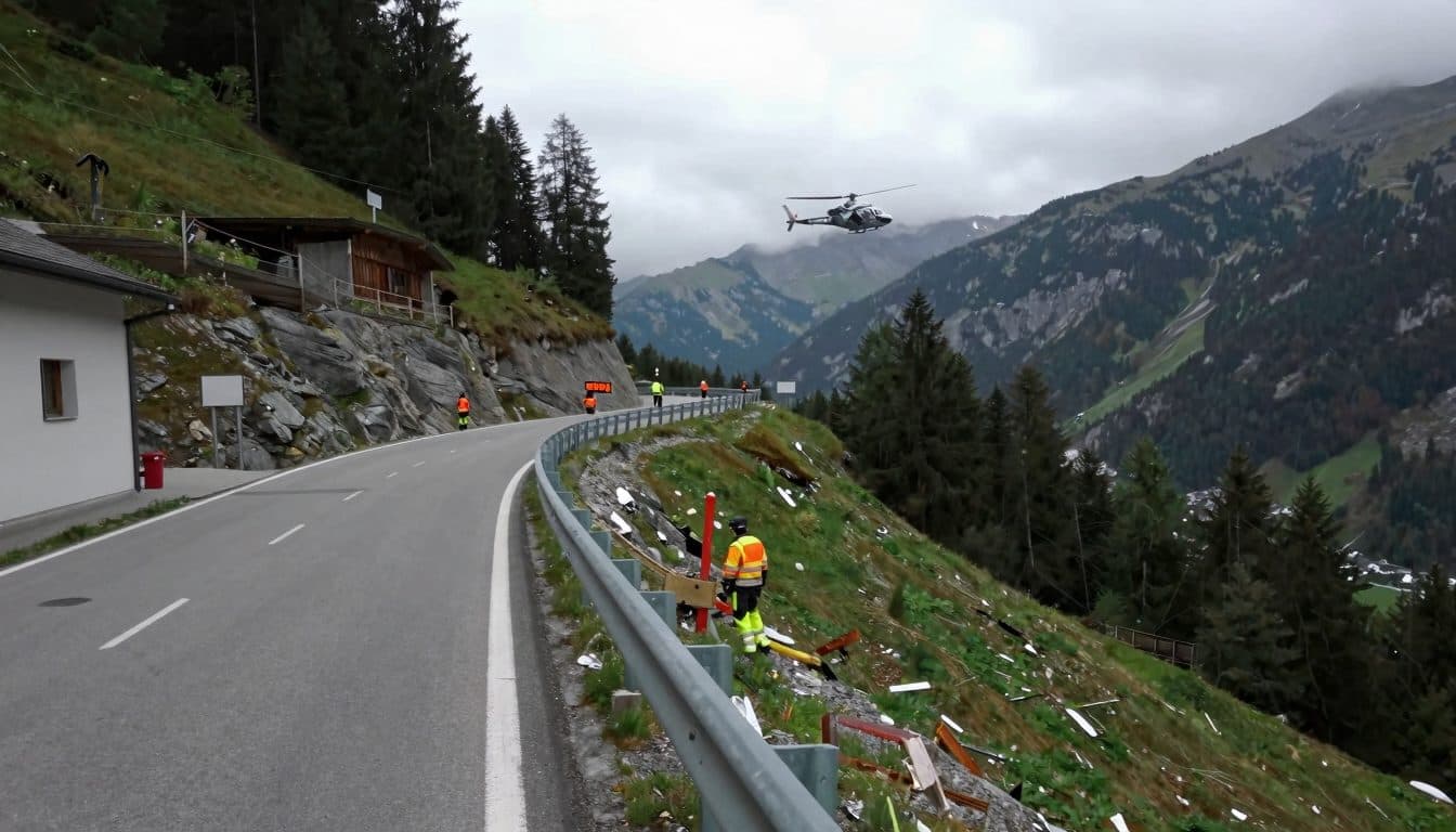 Car plunges around 100 meters near Roppen – three injured