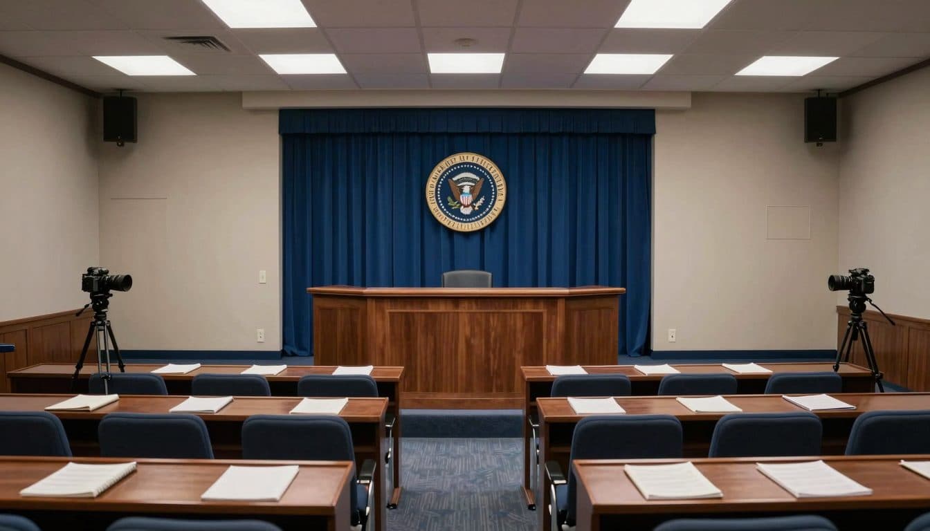 Background on the change at Trump's press office