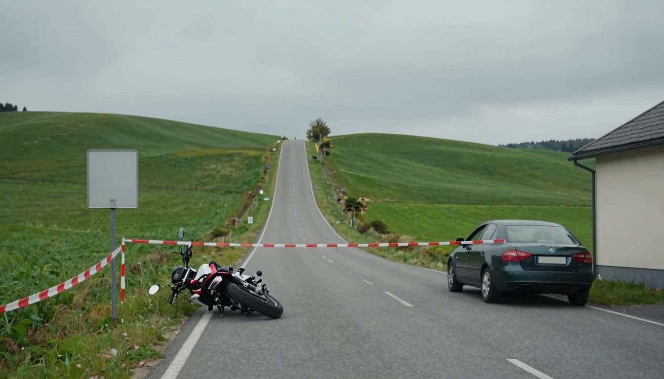 Fatal Traffic Accident in Weiz District: Motorcyclist Dies After Collision with Turning Car