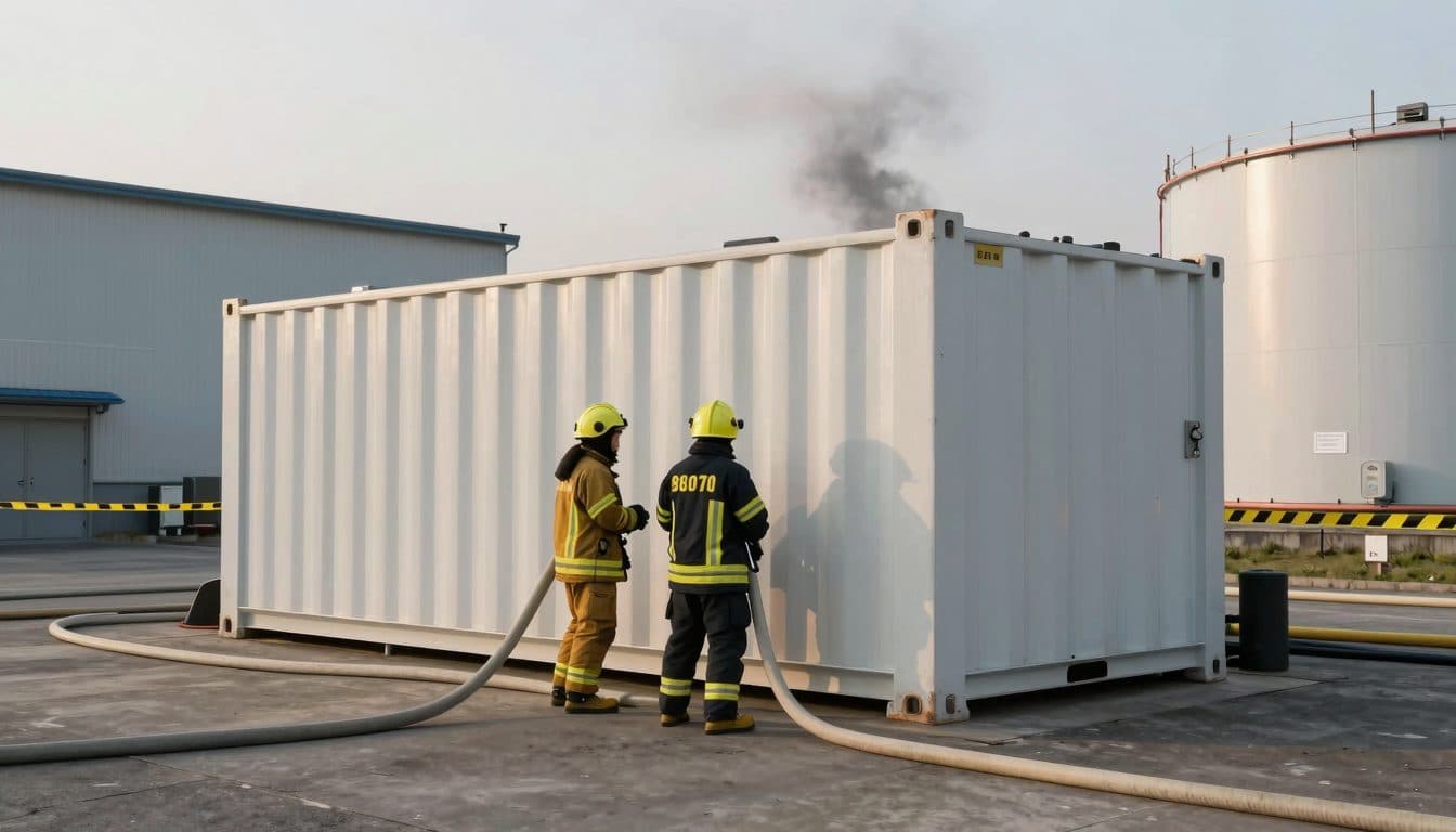 Battery storage facility in Bautzen has been burning since Tuesday afternoon – 45 people evacuated as a precaution