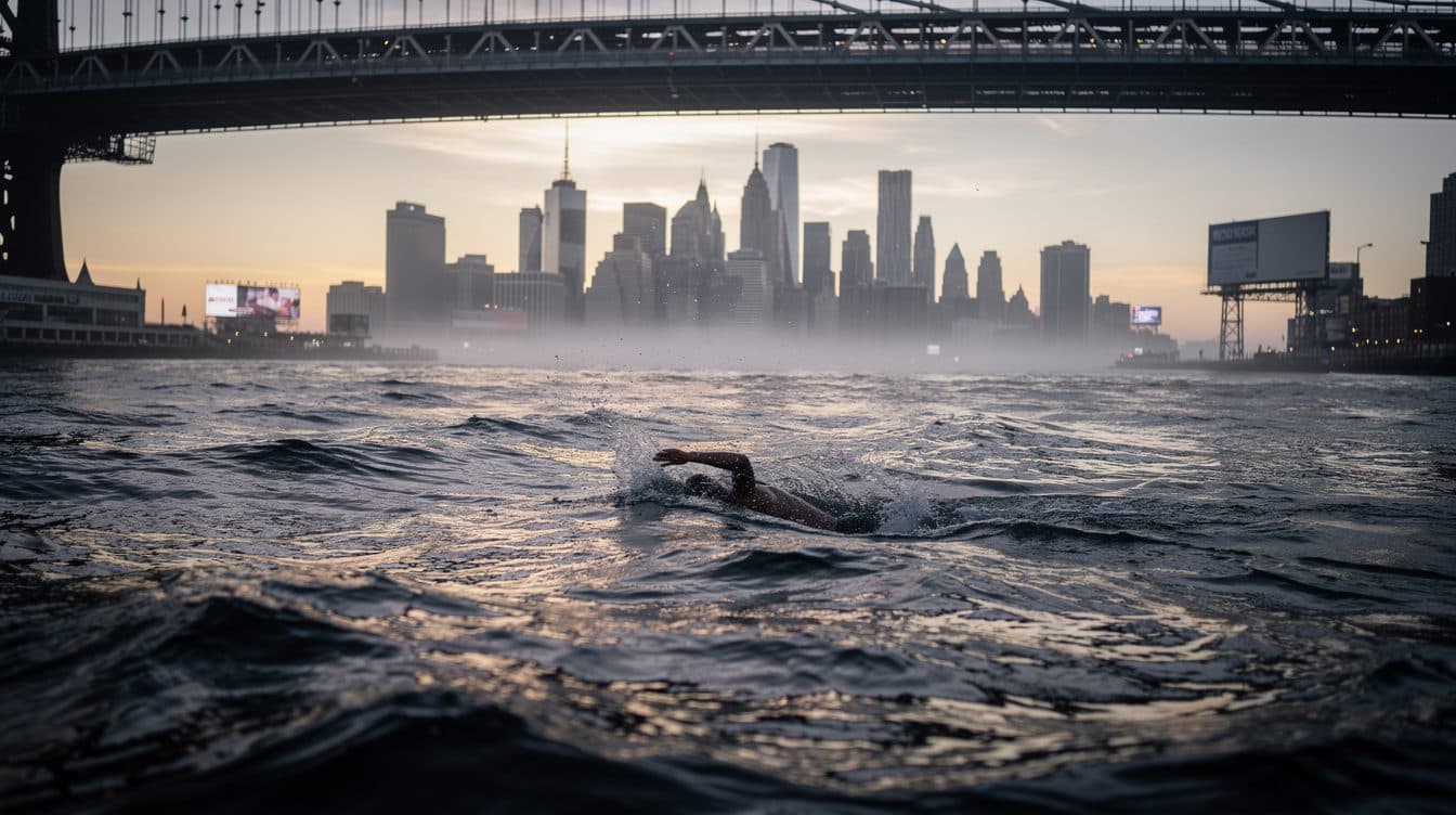 Saarland extreme swimmer Waschburger circumnavigates Manhattan in new record time