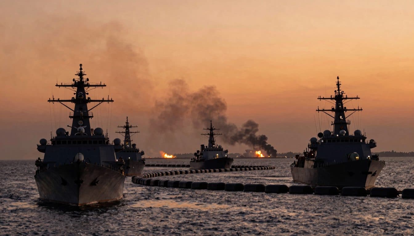 US Military Imposes Naval Blockade on Iranian Ports and Launches Fresh Wave of Strikes