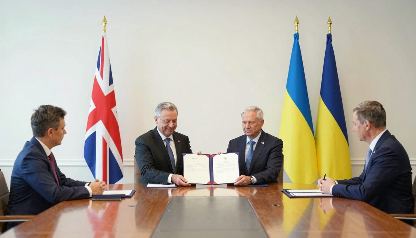 United Kingdom and Ukraine agree AI cooperation with battlefield data
