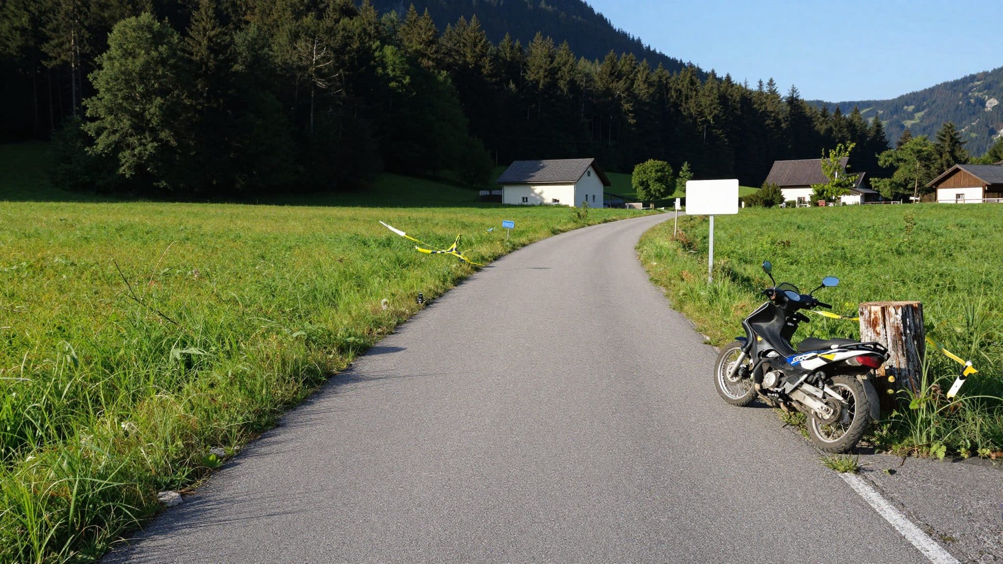 Seventeen-year-old flees from police in Flachgau and crashes moped
