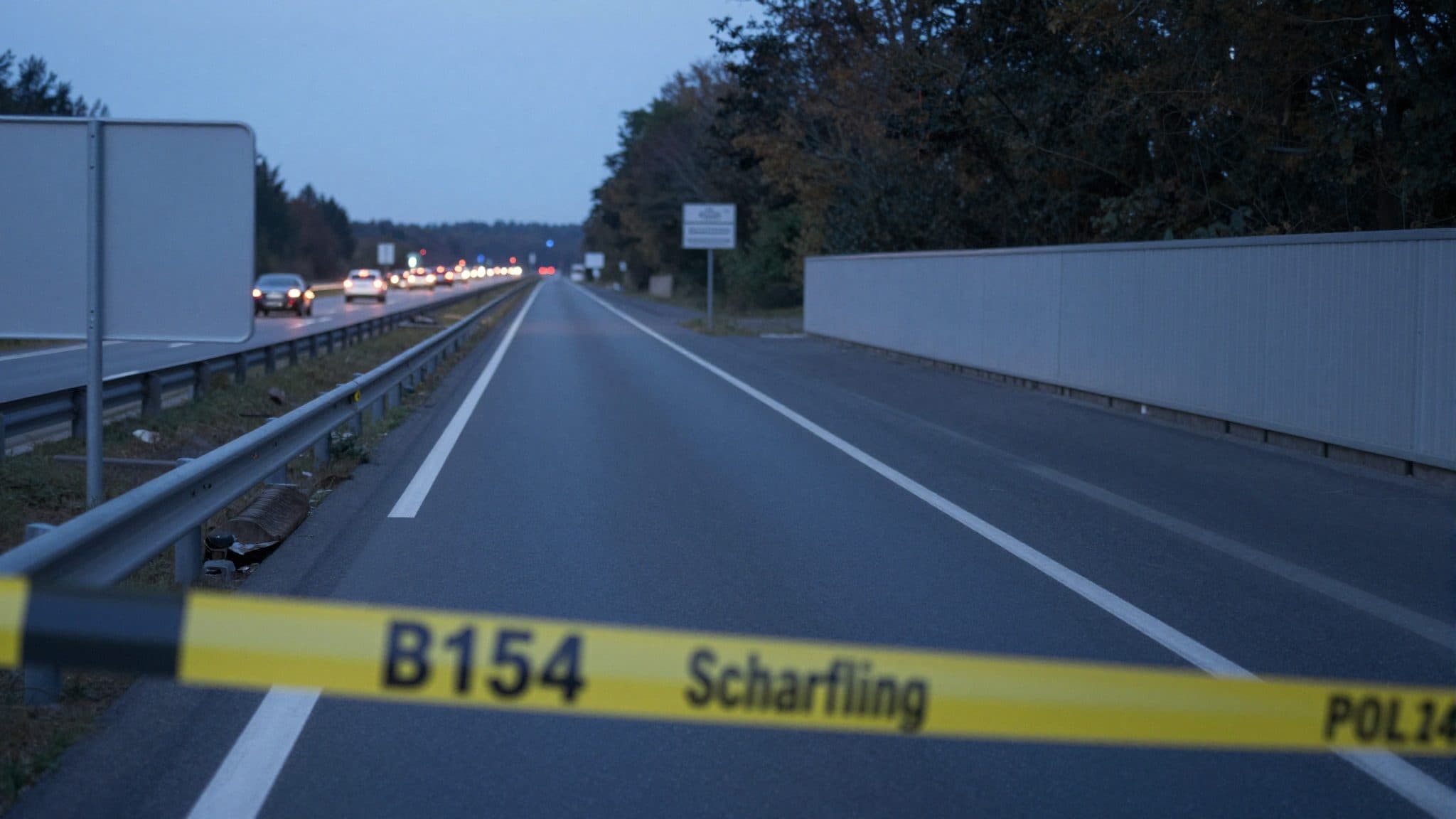 Fatal motorcycle accident Scharfling B154: Police searching for estate car