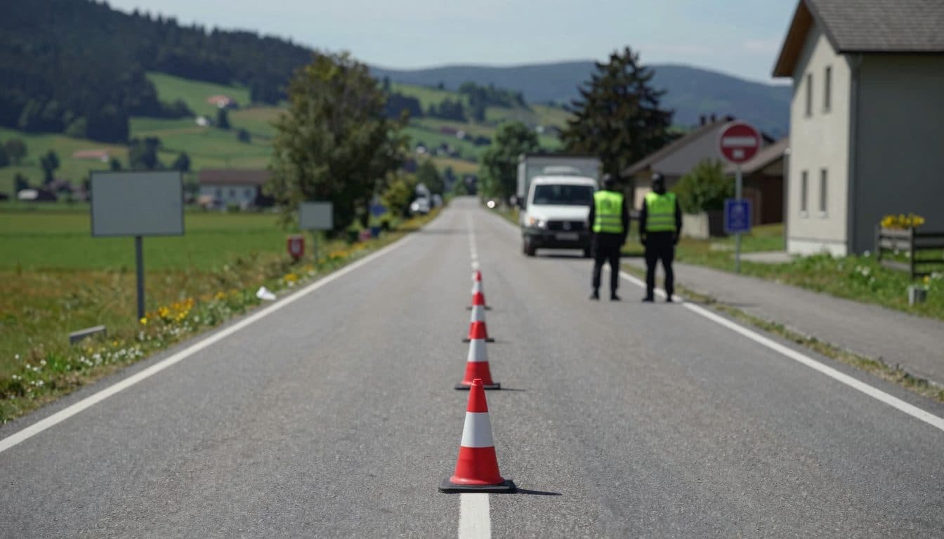 Cyclist dies after collision with truck on Salzburger Straße in Eugendorf