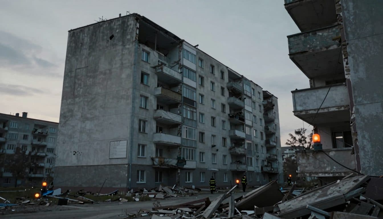 Russian missile and drone barrage hits Kyiv overnight, killing at least 11 and damaging dozens of buildings