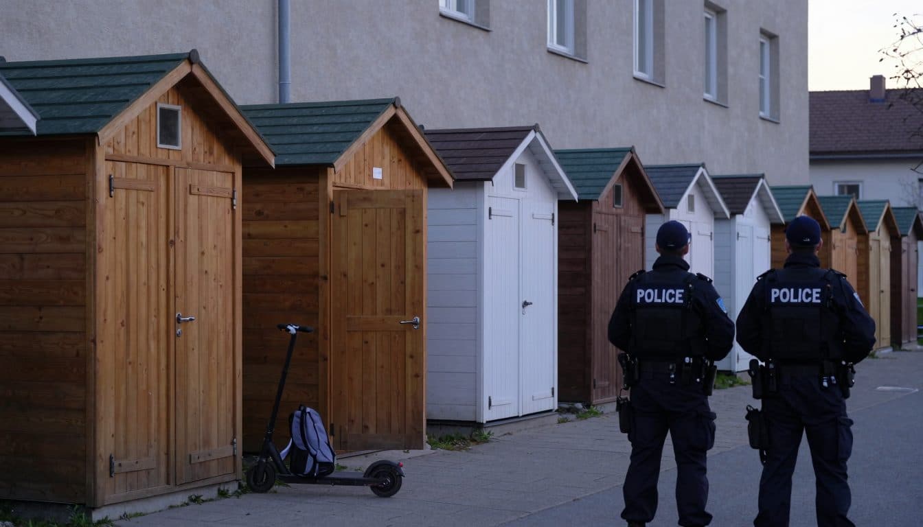 Burglar caught in the act and arrested in allotment garden house in Vienna-Simmering