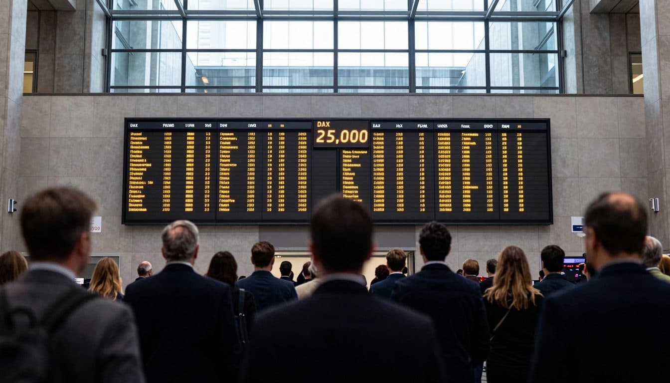 DAX hovers around 25,000 points – KNDS postpones IPO and investors await US jobs report