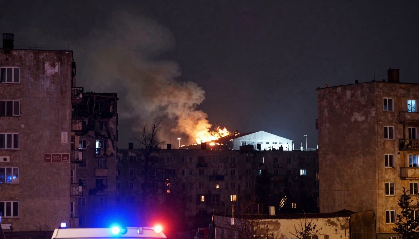 Russian Missile Strikes on Kyiv: At Least Two Dead and Six Injured