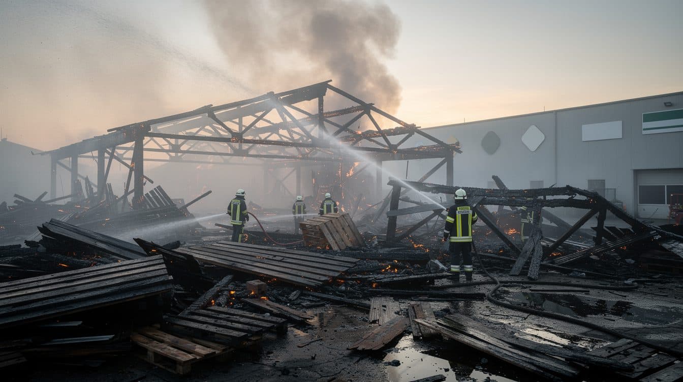 Short circuit destroys sawmill in Mistelbach – damage in the mid six-figure range