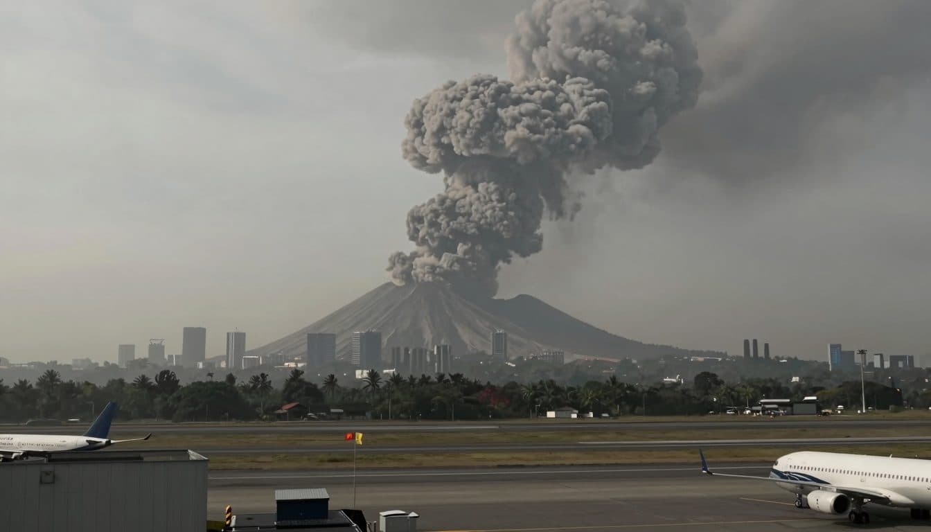 Anak Krakatau eruption prompts Jakarta airport to cancel flights