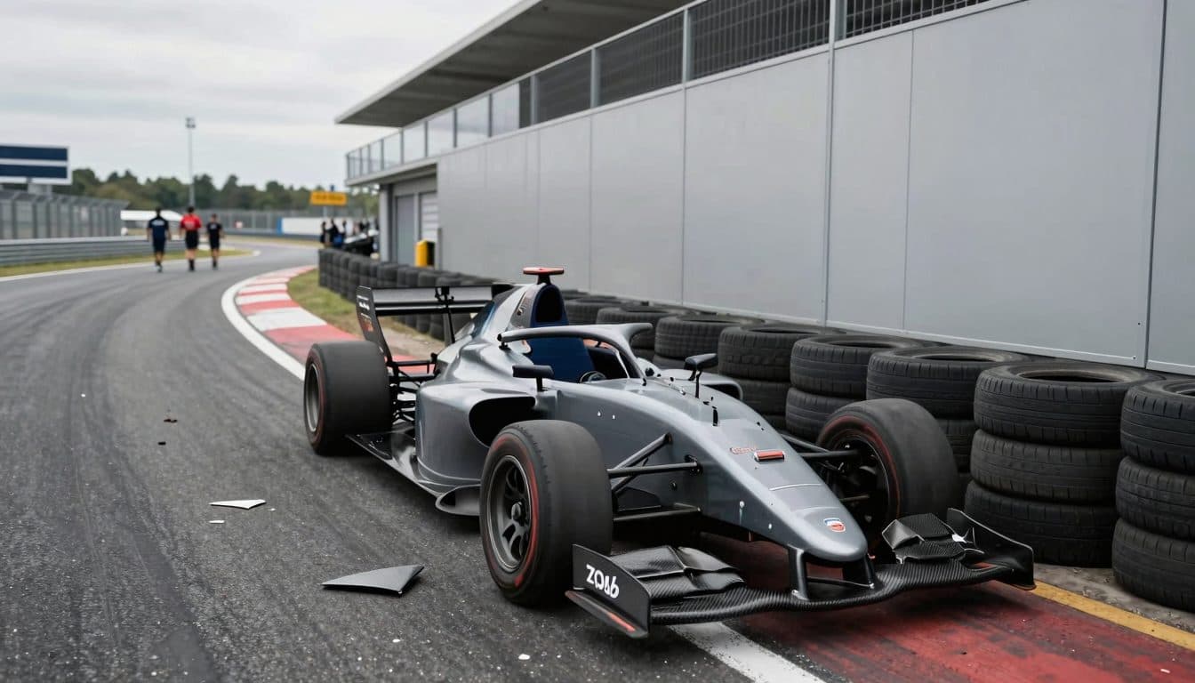 Max Verstappen crashes heavily during Zandvoort appearance