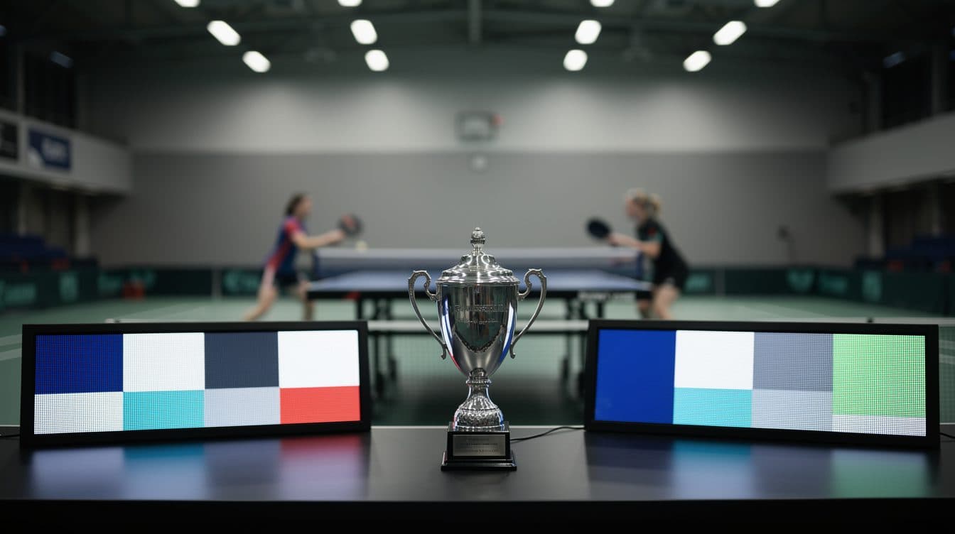 Annett Kaufmann wins the German table tennis title for the third time in a row