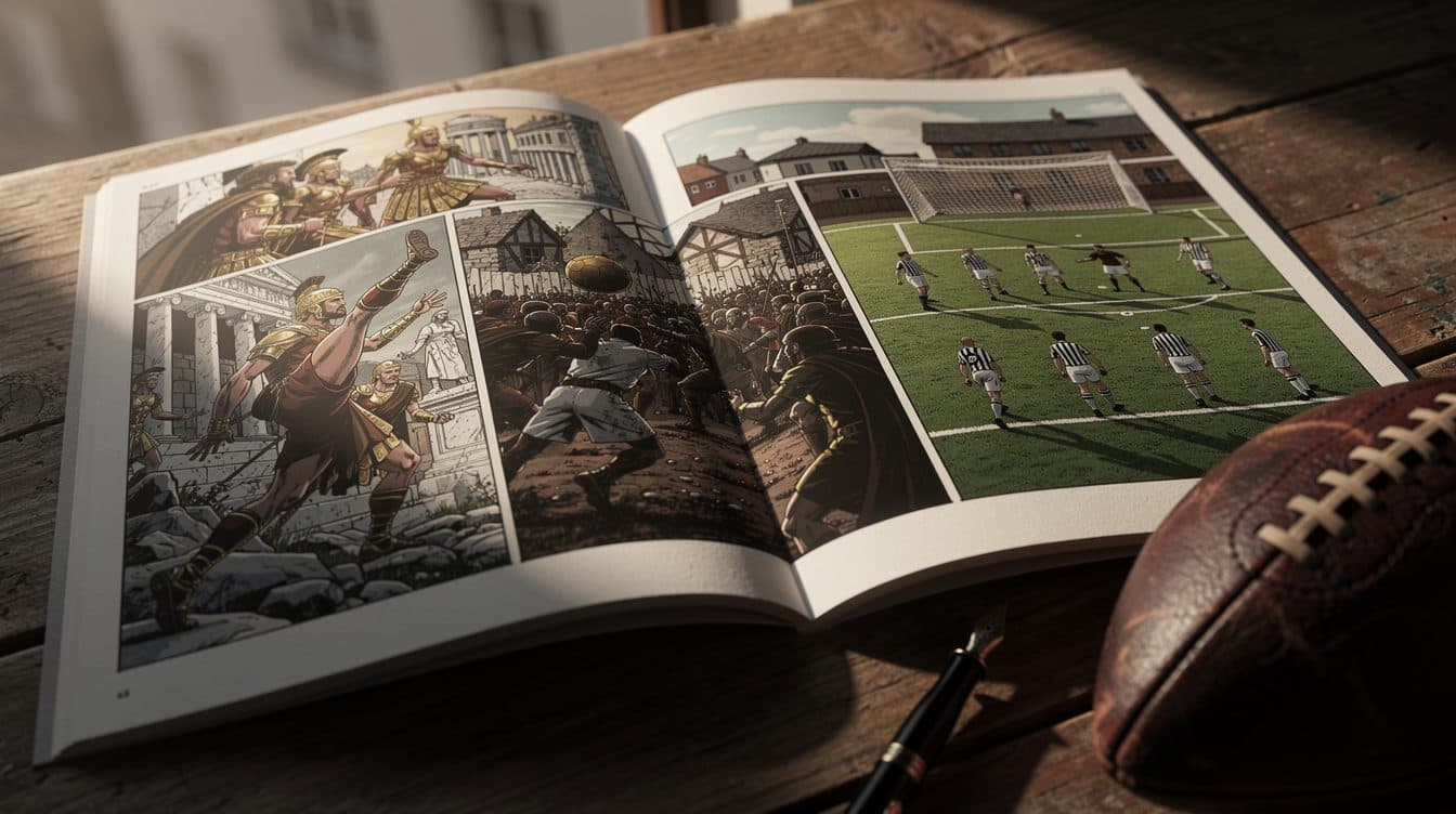 New Graphic Novel Traces the History of Football from Antiquity to the Modern Era