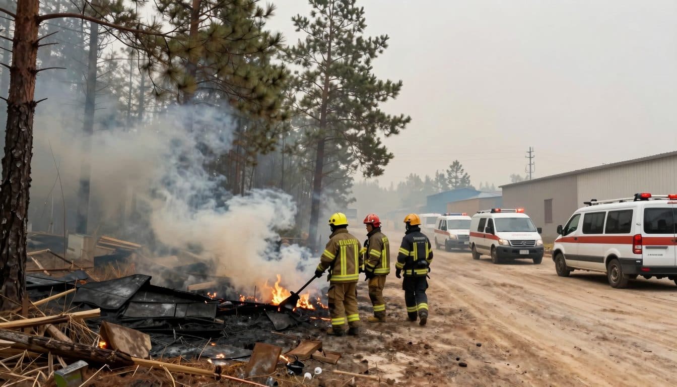 Forest Fire on Former Military Training Area Near Jüterbog – Fire Department Initially Reports a Relaxed Situation