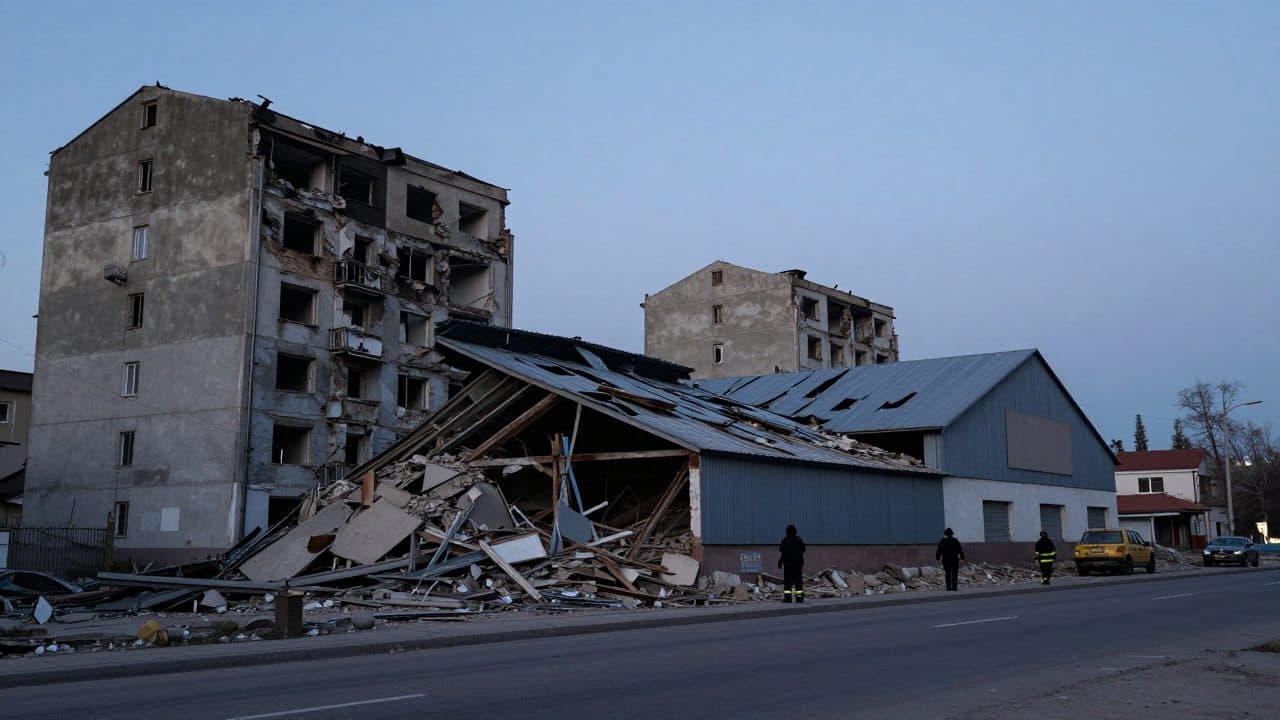 Russian Attacks on Odessa: Residential Buildings and Industrial Facility Hit