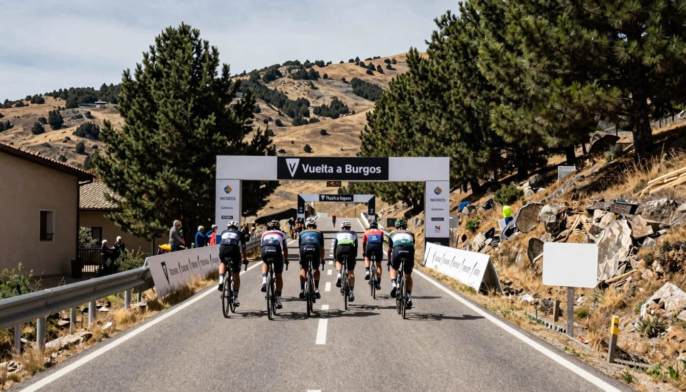 Visma double victory at the start of the Vuelta a Burgos: Brennan and Tulett on top