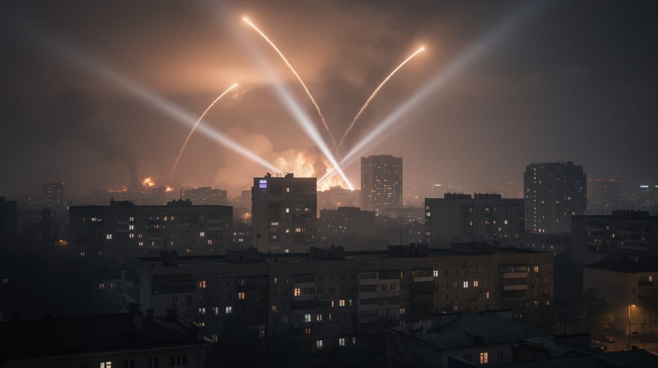 Russia Shells Kyiv and Several Ukrainian Cities in Massive Overnight Attack