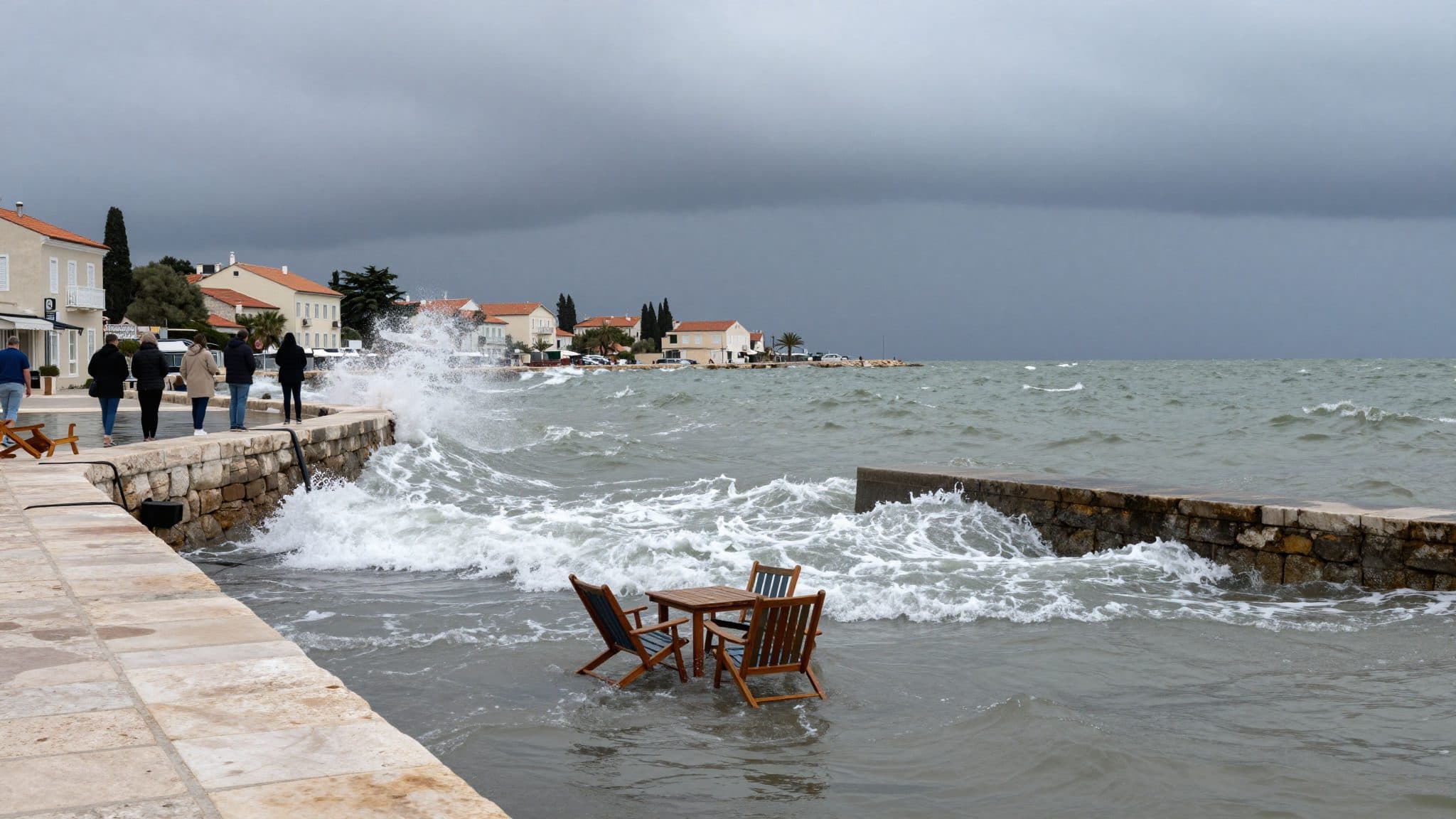 Meteotsunami hits Croatian coast: Mali Lošinj flooded within minutes