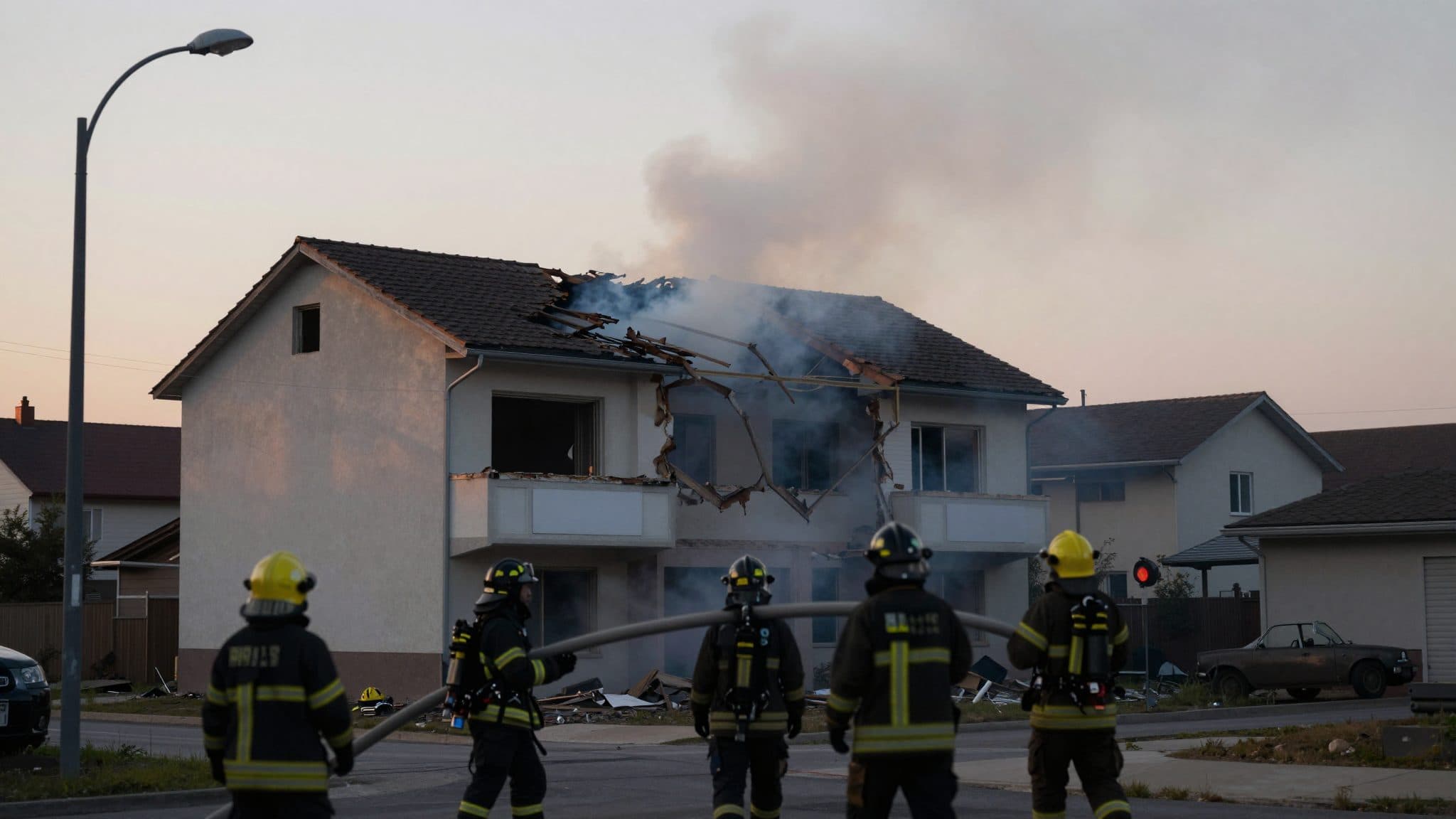 Fatal Residential House Fire in Fels am Wagram: 14 Fire Departments Deployed