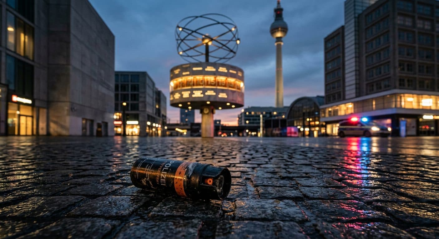 Five Arrested After Violent Attack on Police at Berlin's Alexanderplatz