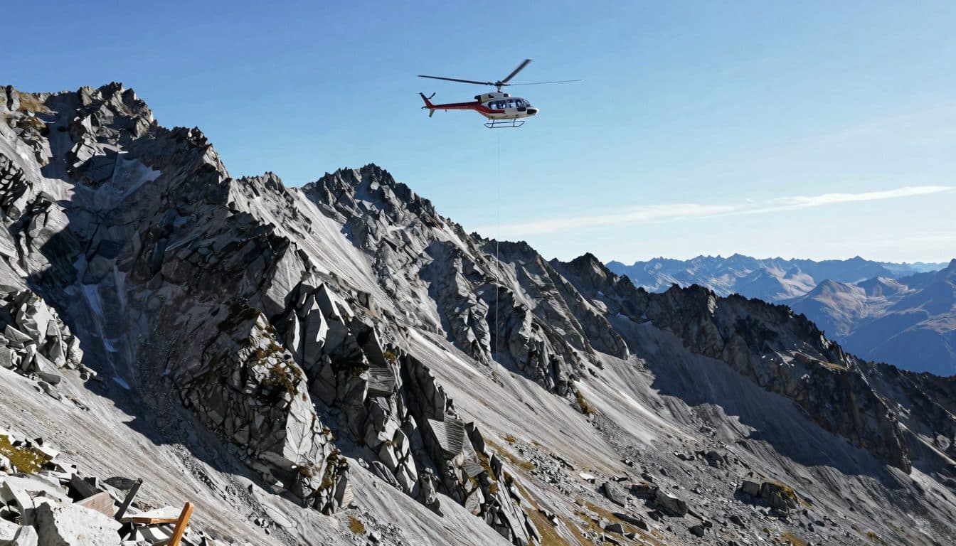 Four Polish mountaineers rescued by helicopter from the Breithorn in Pinzgau