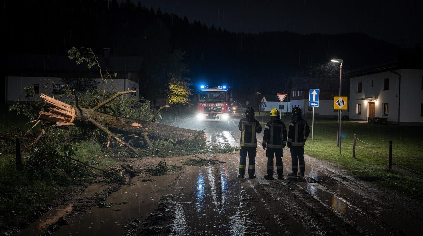 Severe Storm in Carinthia: 65 Fire Department Operations in One Night