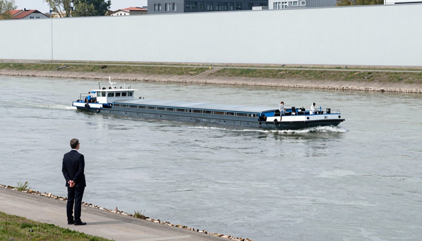 Low Water on Waterways Slows Germany's Economic Recovery