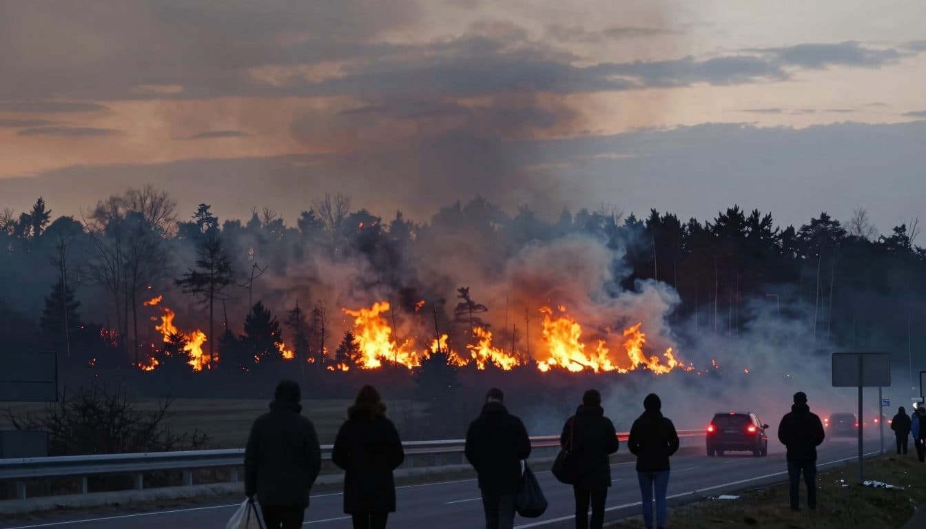 Forest Fire near Fontainebleau: Authorities Evacuate More Than 1,000 People