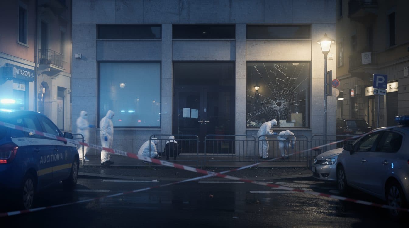 One-million-euro heist at the Sant'Agostino auction house in Turin: thieves strike in four minutes