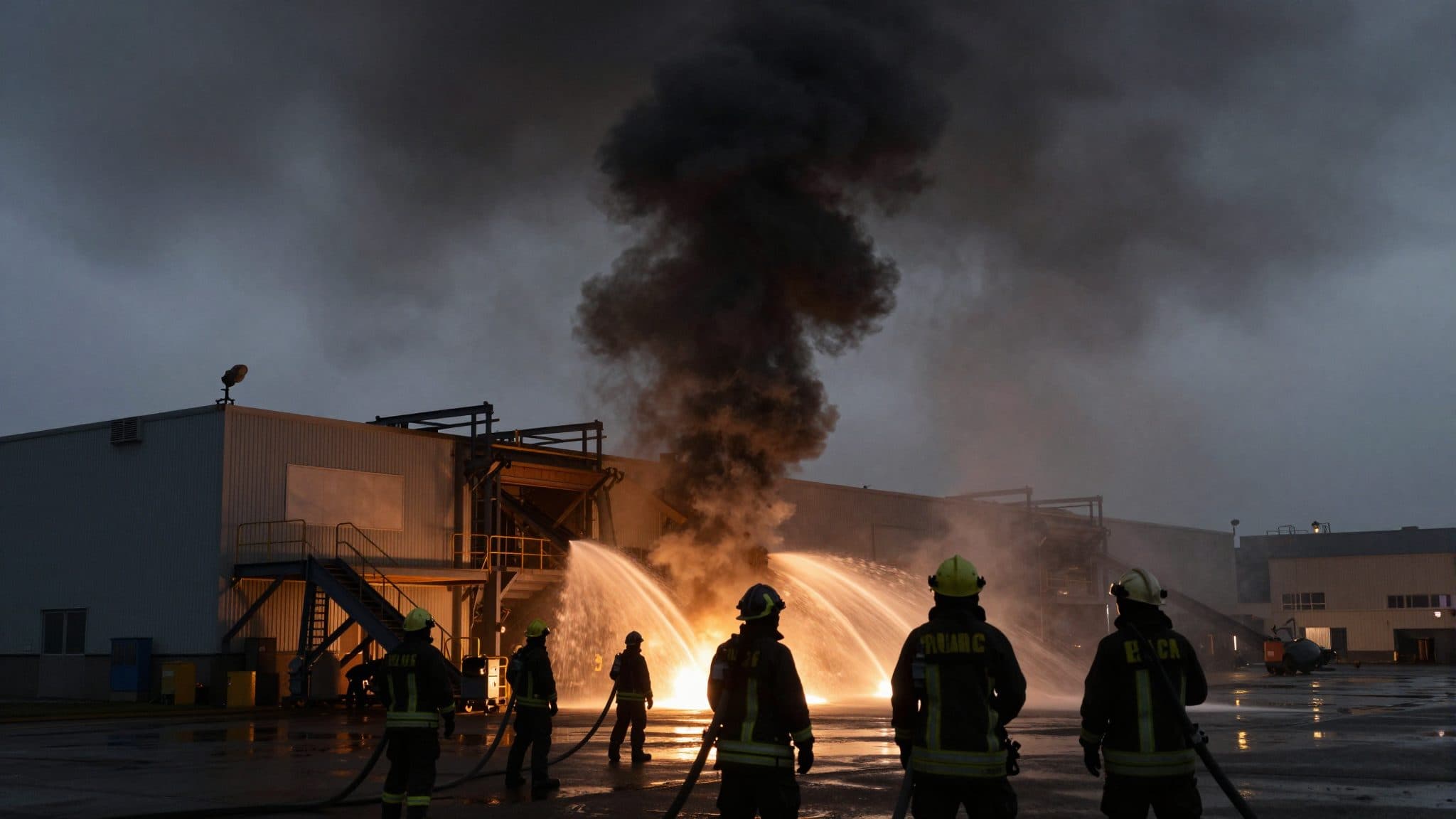 Improperly disposed battery triggers major fire at sorting facility in Steyr