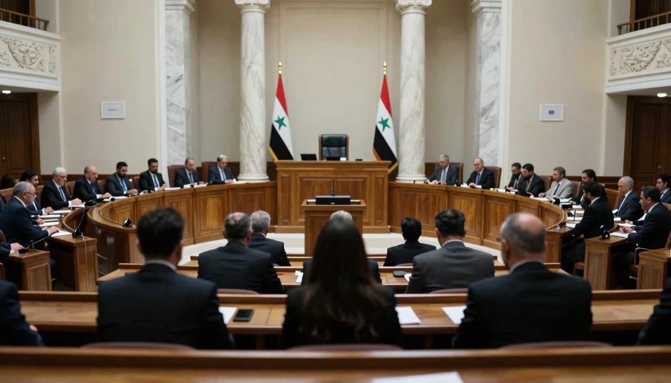 New Syrian Parliament convenes in Damascus for first session