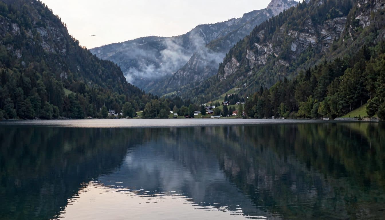 Forest Fires in Italy: Firefighting Aircraft Refill Water at Lake Weissensee in Carinthia
