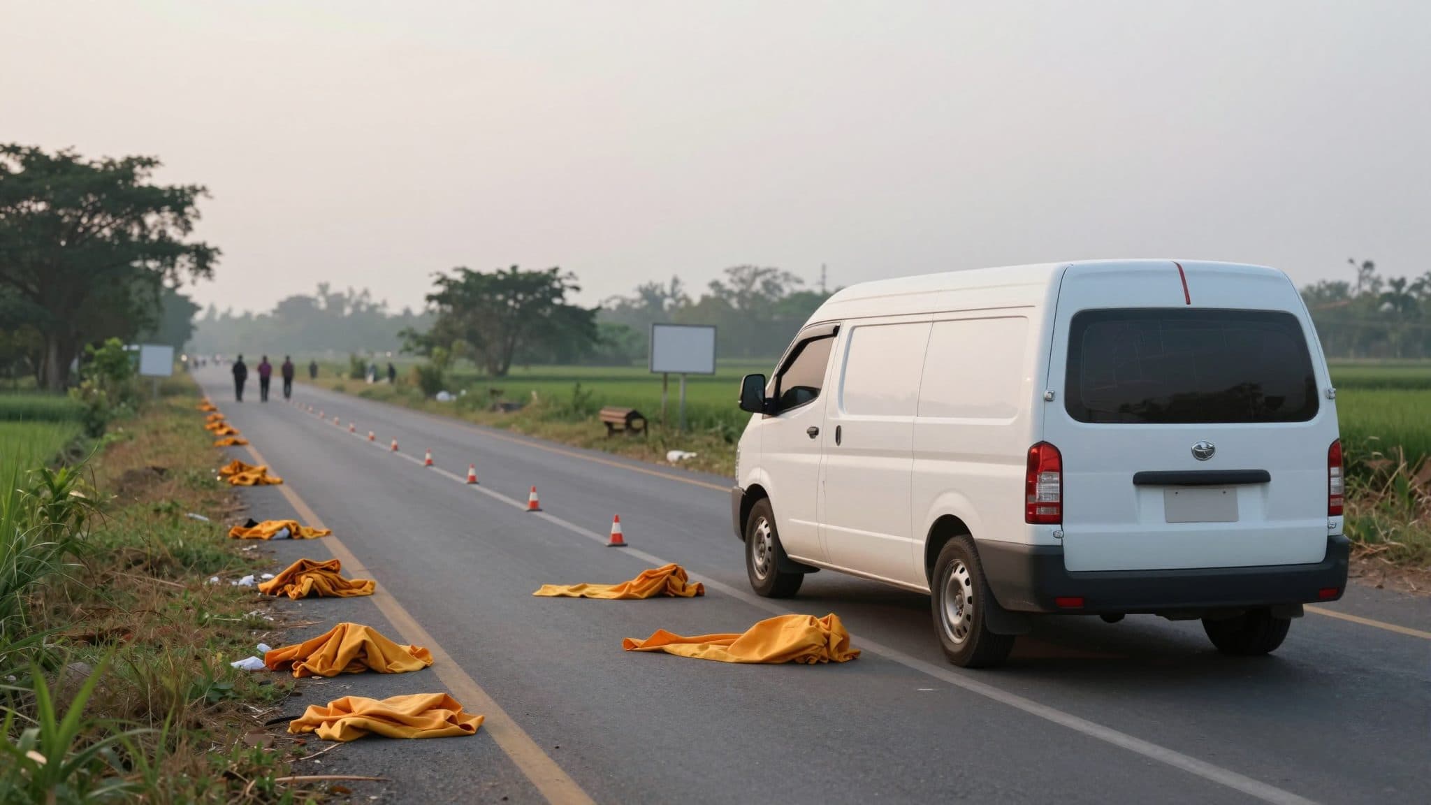 Eleven-year-old boy drives into Buddhist pilgrimage in Thailand, killing eight monks