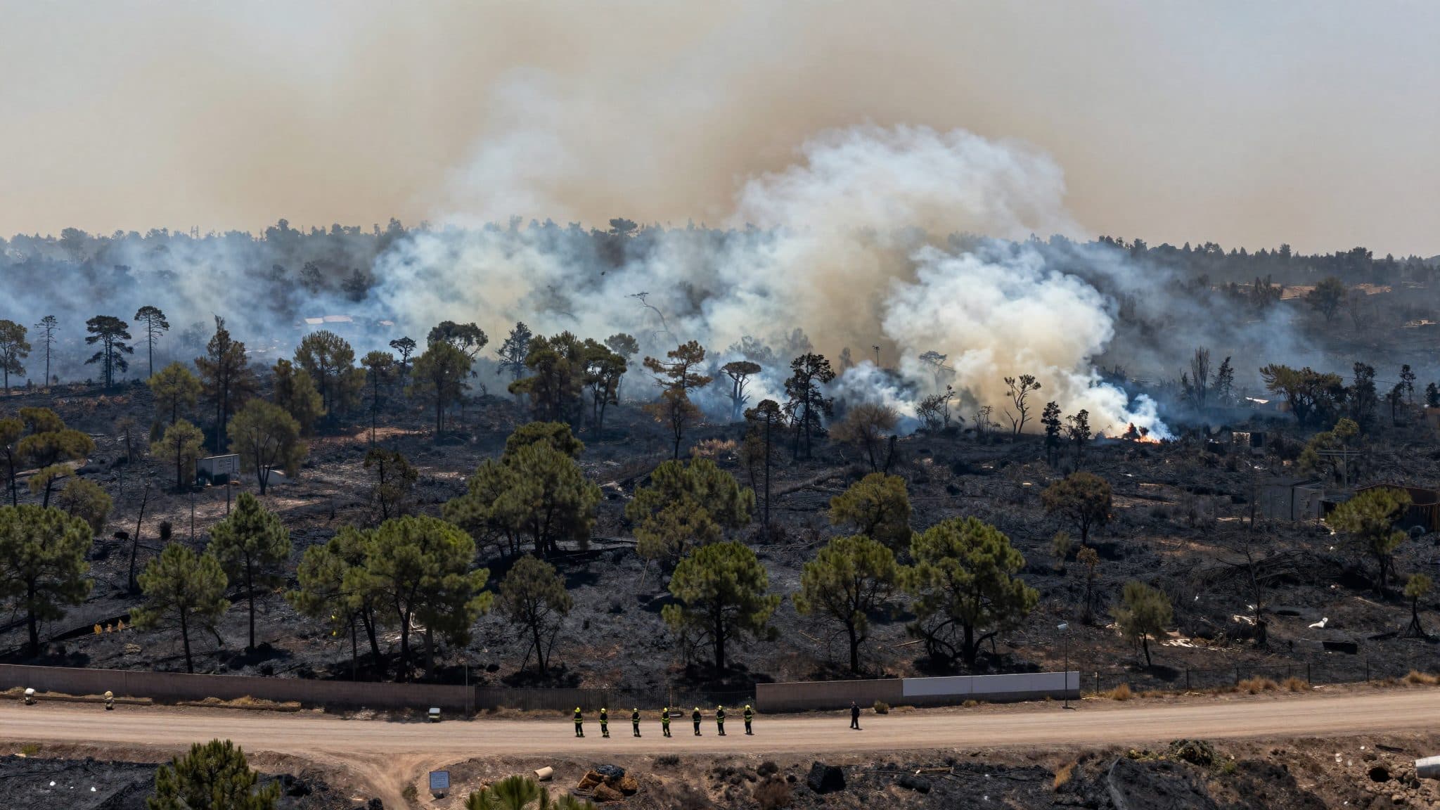 Forest fire northeast of Madrid destroys more than 13,000 hectares