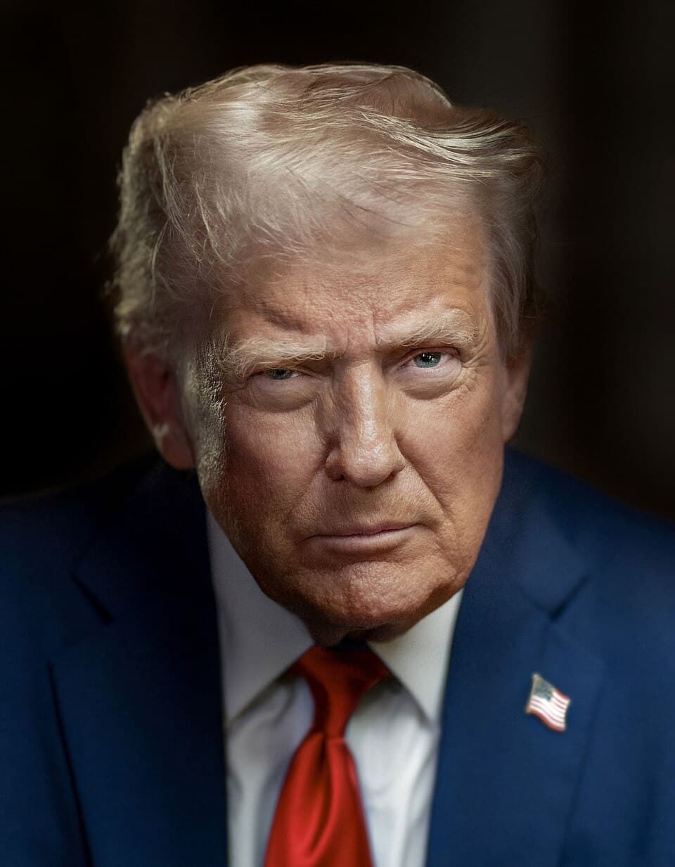 Official Presidential Portrait of President Donald J. Trump (2025) (cropped)(2)