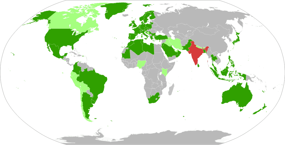 Global Sumud Flotilla map